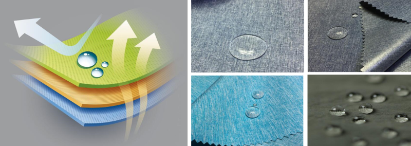 outdoor seam taped rain jacket